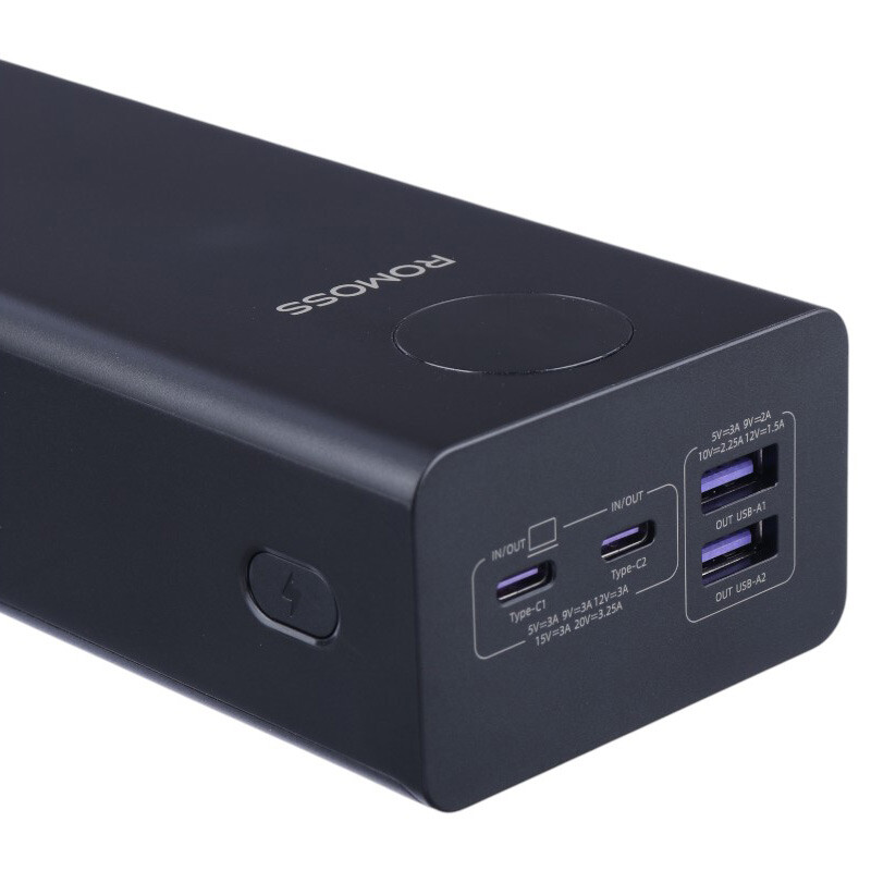 پاور بانک فست شارژ روموس PEA27-282 PD 65W با ظرفیت 27000 میلی آمپر ساعت