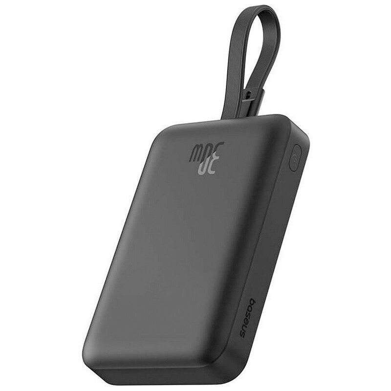 پاور بانک بی سیم فست شارژ باسئوس مدل Magnetic P1002210b113 PD 30W با ظرفیت 10000 میلی آمپر ساعت