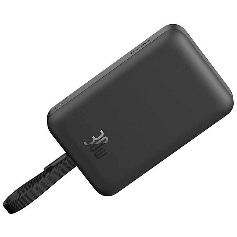پاور بانک بی سیم فست شارژ باسئوس مدل Magnetic P1002210b113 PD 30W با ظرفیت 10000 میلی آمپر ساعت