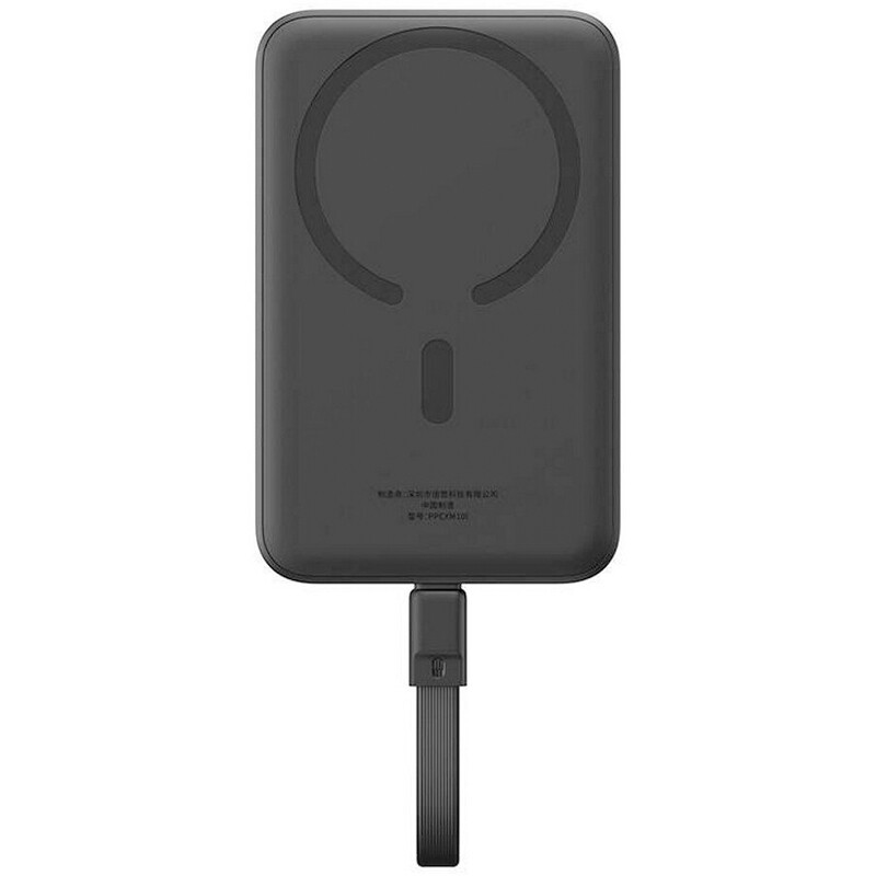 پاور بانک بی سیم فست شارژ باسئوس مدل Magnetic P1002210b113 PD 30W با ظرفیت 10000 میلی آمپر ساعت