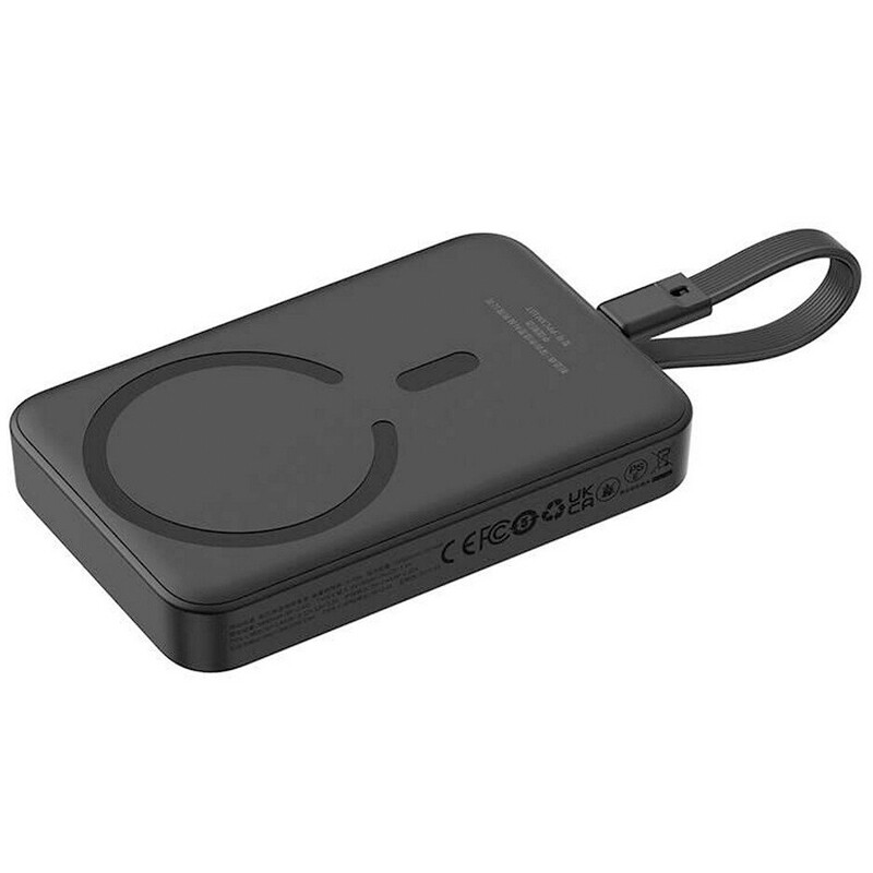 پاور بانک بی سیم فست شارژ باسئوس مدل Magnetic P1002210b113 PD 30W با ظرفیت 10000 میلی آمپر ساعت