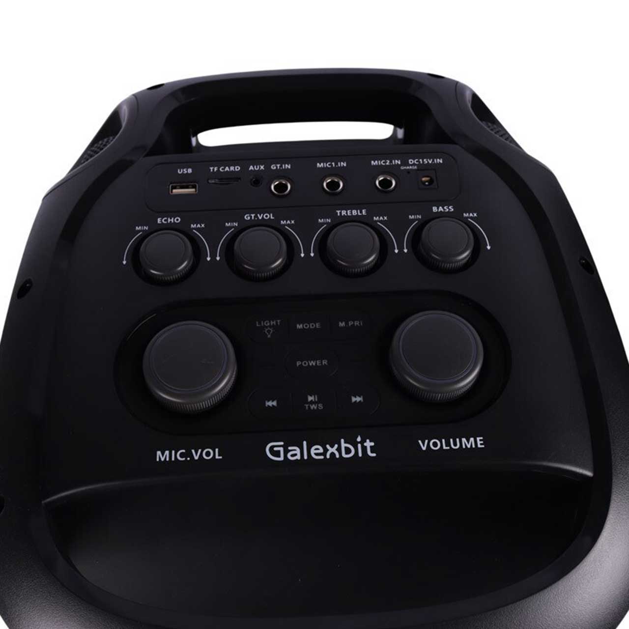 اسپیکر چمدانی بلوتوثی گلکس بیت مدل GS-61 به همراه میکروفون و ریموت کنترل