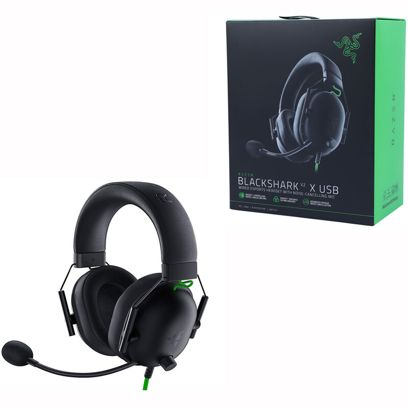 هدست گیمینگ سیم دار ریزر مدل BlackShark V2 X USB