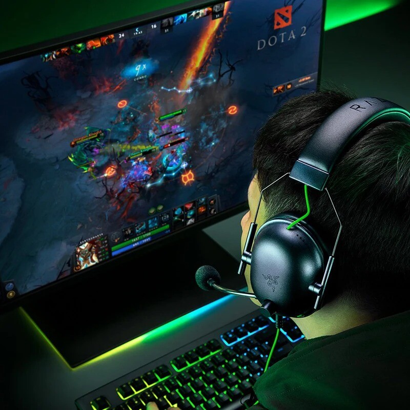 هدست گیمینگ سیم دار ریزر مدل BlackShark V2 X USB