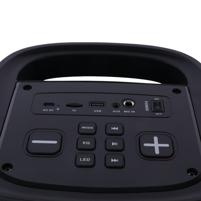 اسپیکر بی سیم قابل حمل GEDI-G مدل GD-2801 به همراه میکروفون و ریموت کنترل