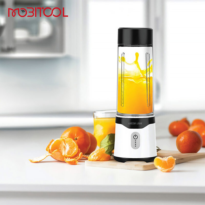 مخلوط کن 2 عددی شارژی قابل حمل گرین لاین سری Mate Summer مدل GL-JU8 با ظرفیت 500ml و 350ml