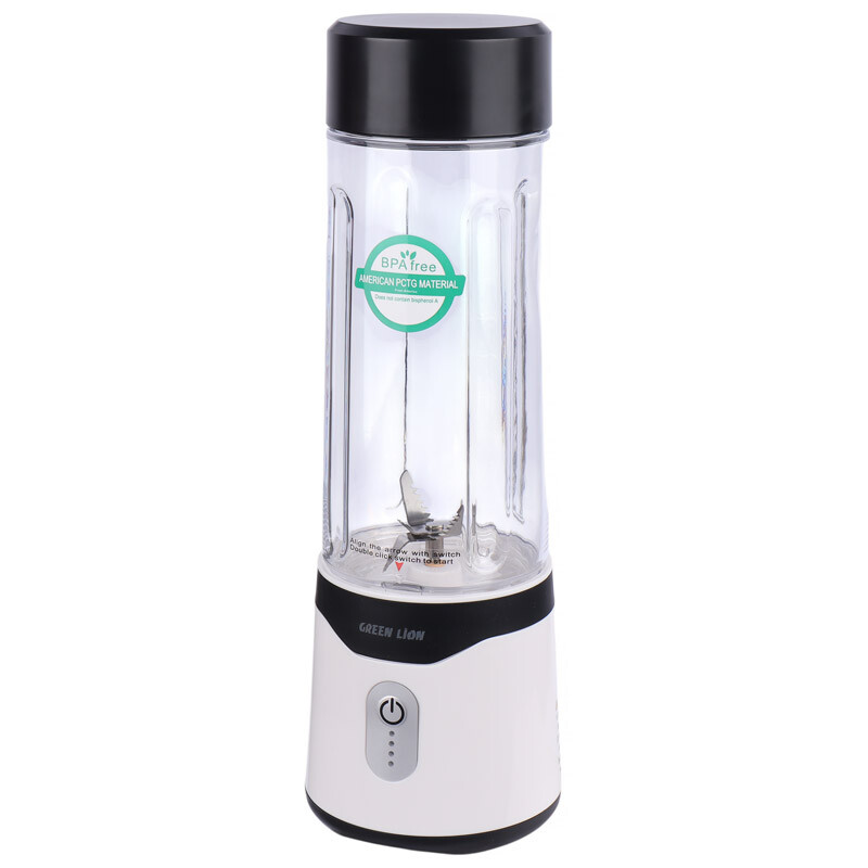 مخلوط کن 2 عددی شارژی قابل حمل گرین لاین سری Mate Summer مدل GL-JU8 با ظرفیت 500ml و 350ml