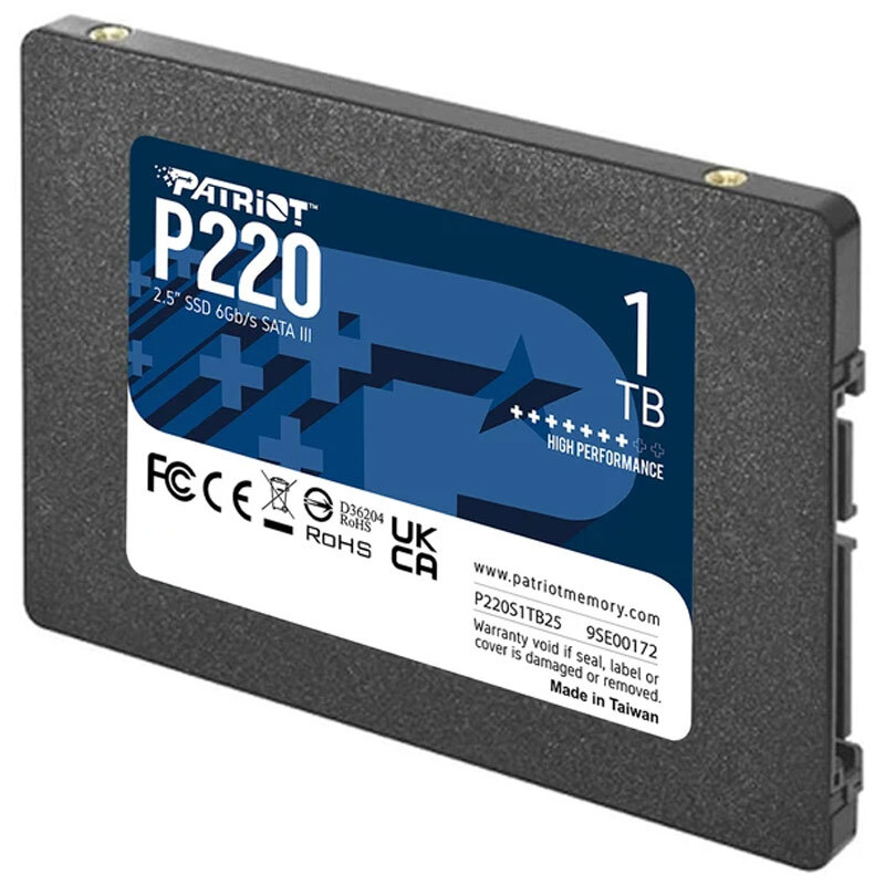 حافظه SSD اینترنال پاتریوت مدل P220 ظرفیت 1 ترابایت