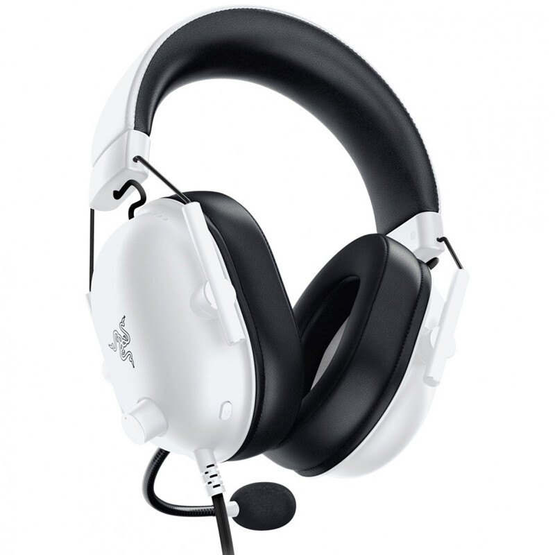 هدست گیمینگ سیم دار ریزر مدل BlackShark V2 X White