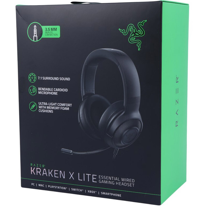 هدست گیمینگ سیم دار ریزر مدل Kraken X LITE