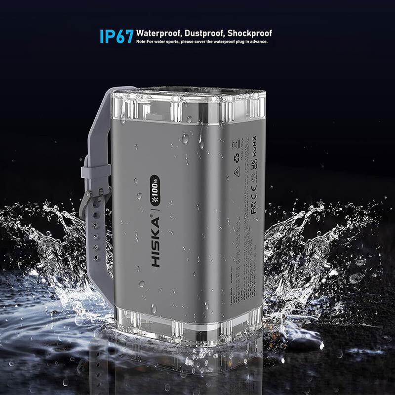 پاور بانک فست شارژ هیسکا مدل HP-444PD QC3.0 PD 100W با ظرفیت 40000 میلی آمپر ساعت