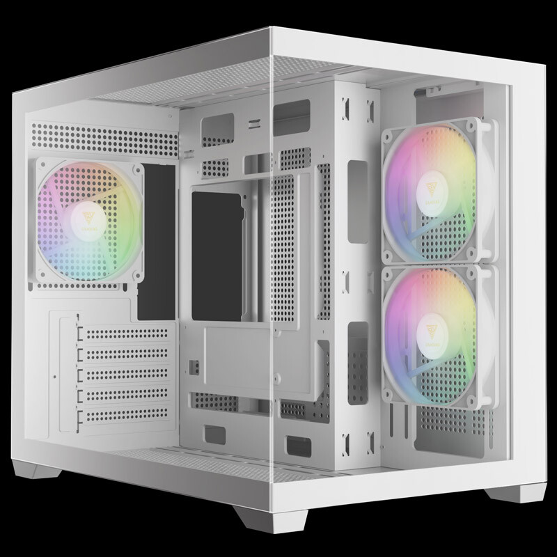 کیس کامپیوتر گیم دیاس مدل AURA GC10M WH ARGB