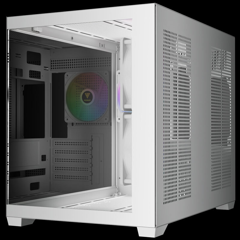 کیس کامپیوتر گیم دیاس مدل AURA GC10M WH ARGB