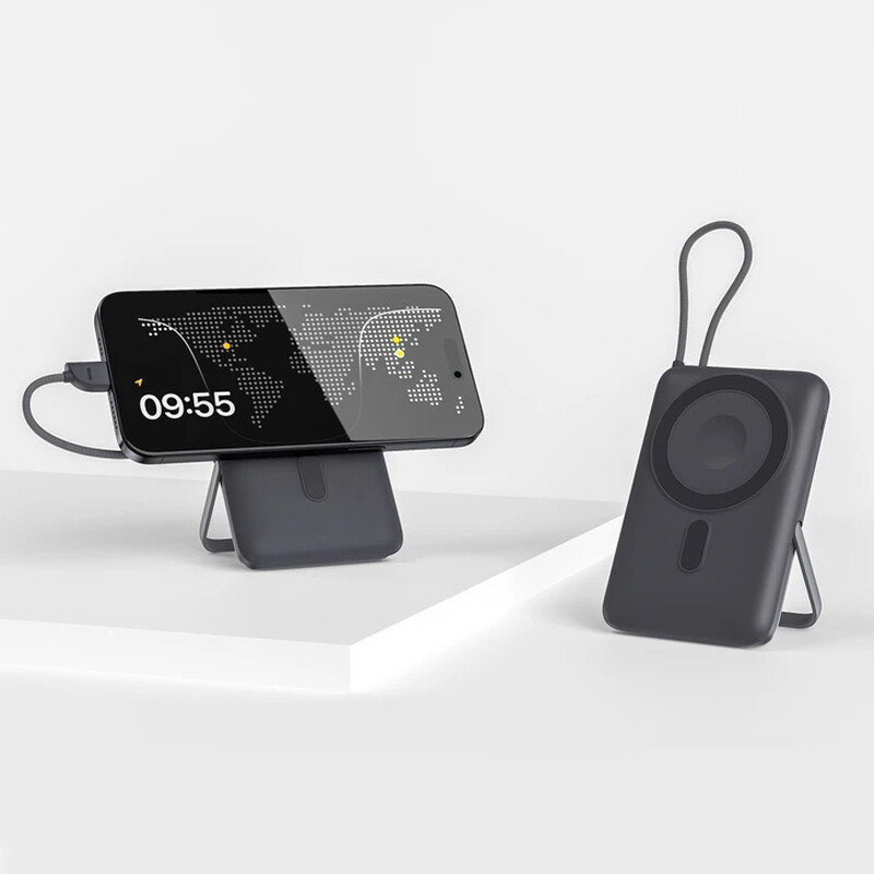 پاور بانک بی سیم فست شارژ هیسکا مدل HP-133PD QC3.0 PD 22.5W با ظرفیت 10000 میلی آمپر ساعت