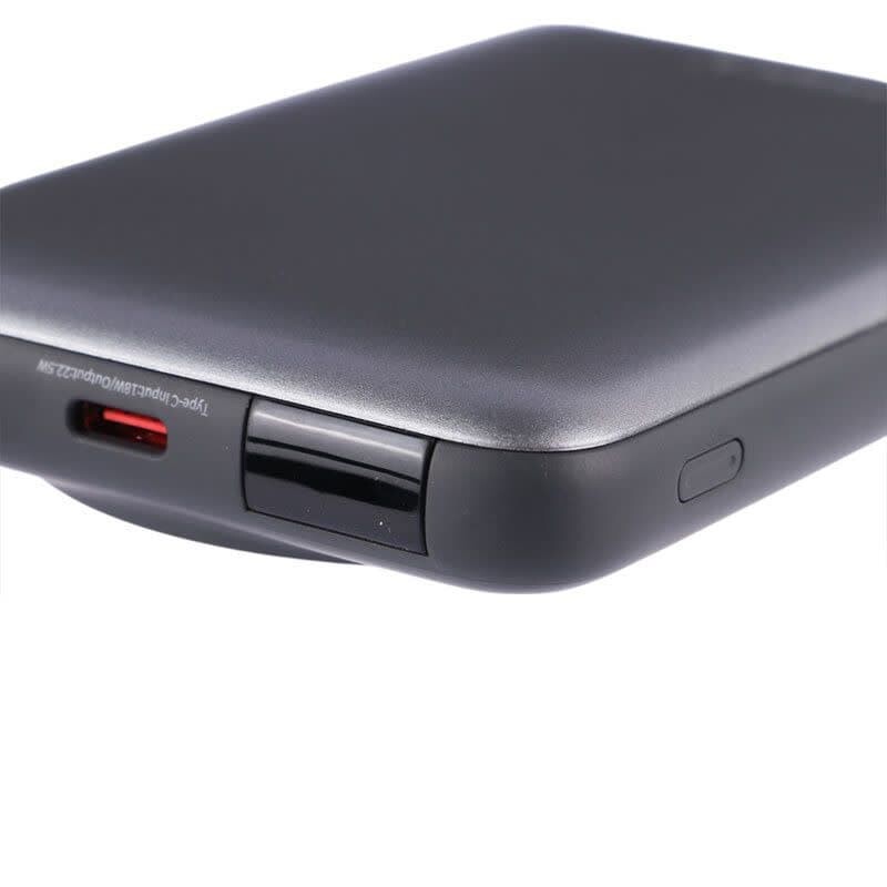 پاور بانک بی سیم فست شارژ هیسکا مدل HP-133PD QC3.0 PD 22.5W با ظرفیت 10000 میلی آمپر ساعت