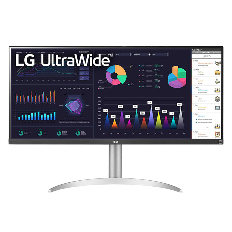مانیتور ال جی مدل UltraWide 34WQ650-W با پنل IPS سایز 34 اینچ