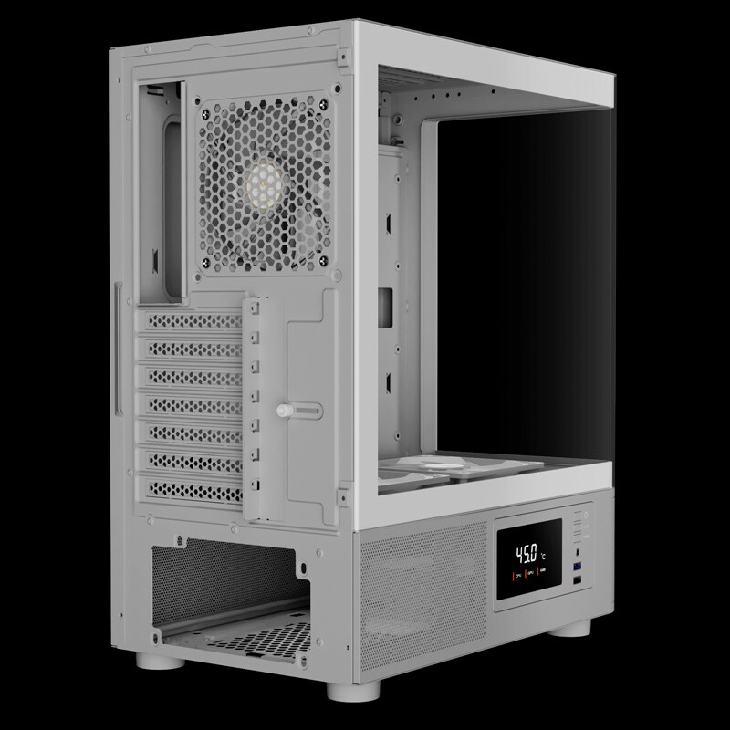 کیس کامپیوتر گیمینگ گیم دیاس سری ATLAS مدل E2 CG WH