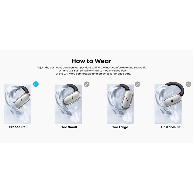 هندزفری بلوتوثی انکر مدل Soundcore V40i A3878