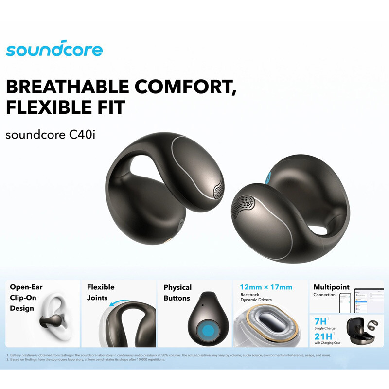 هندزفری بلوتوثی انکر مدل Soundcore C40i A3331