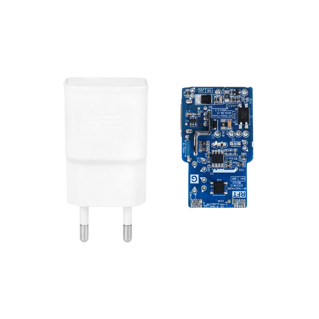 شارژر دیواری، تک پورت، توان 15 وات، برند سامسونگ، مدل TA200